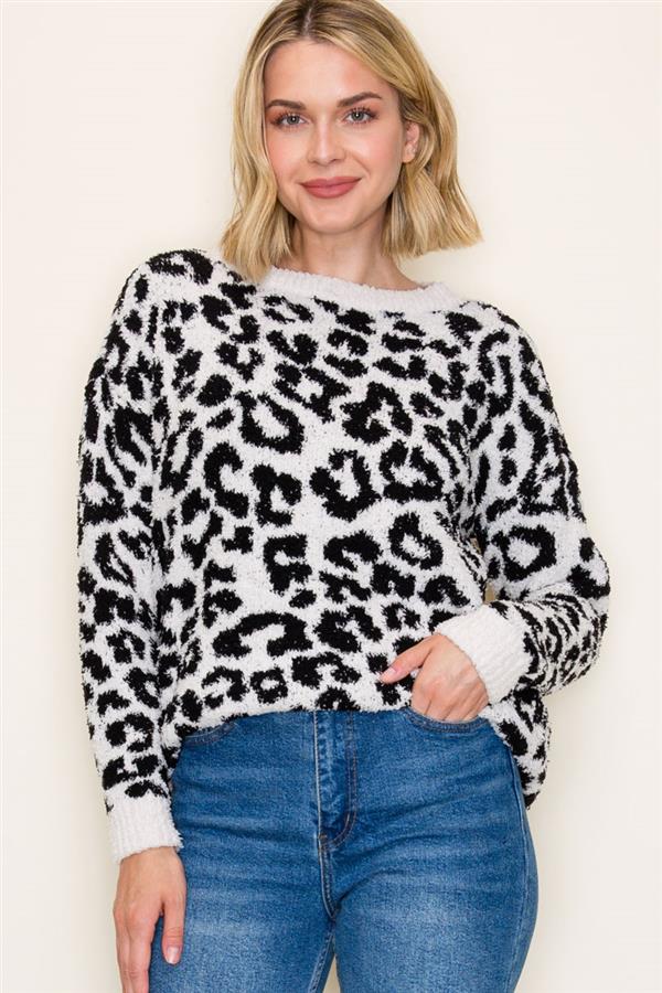 Comfy Leopard Sweater