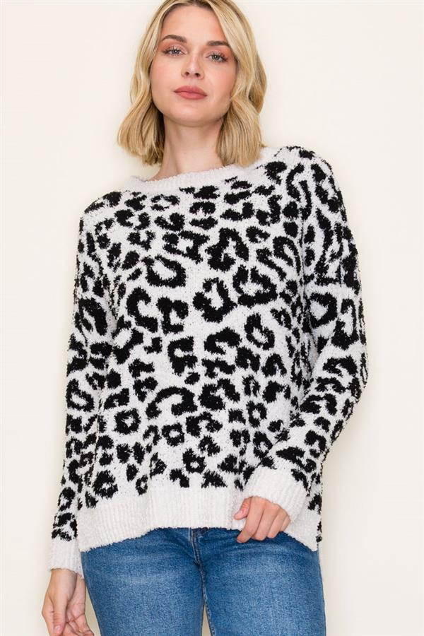 Comfy Leopard Sweater