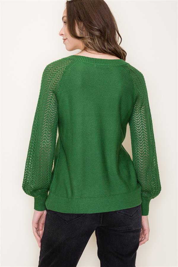 Open Sleeve Sweater, 2 Colors