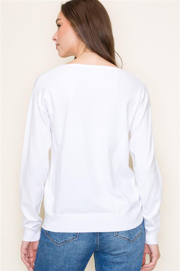 Boat Neck Sweaters, 2 colors