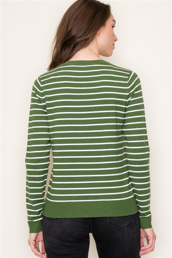 Basic Stripe Sweater, 3 Colors