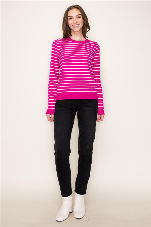 Basic Stripe Sweater, 3 Colors