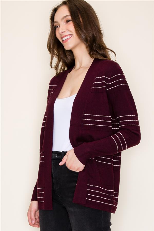 Subtle Stripe Cardigans, 2 Colors