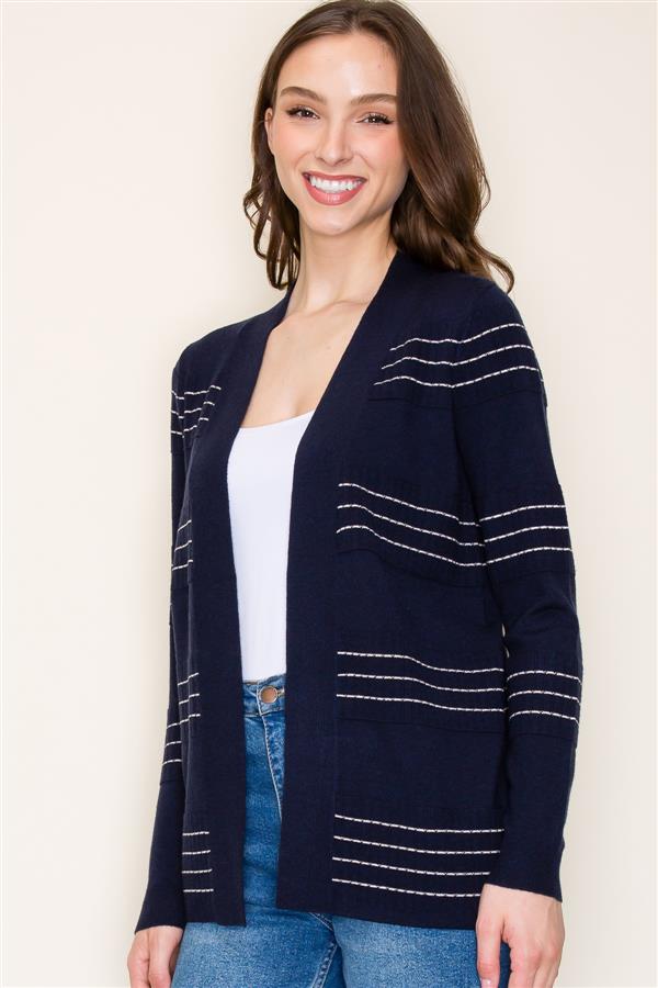 Subtle Stripe Cardigans, 2 Colors