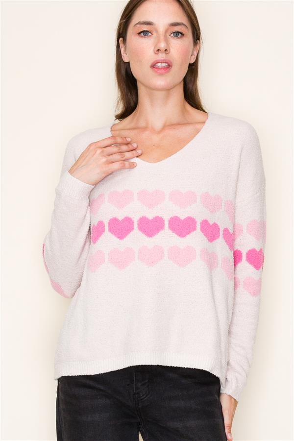 Heart Line Sweater