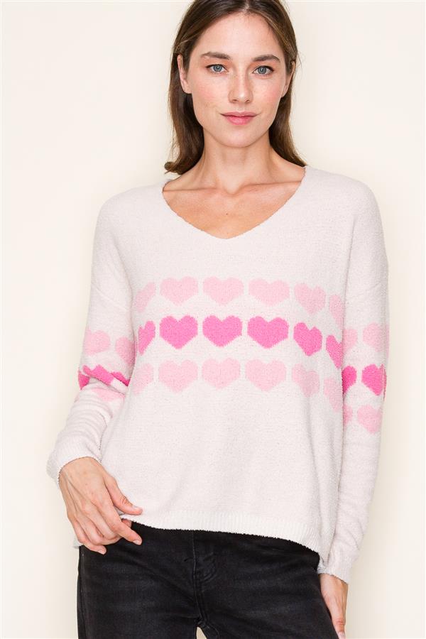 Heart Line Sweater