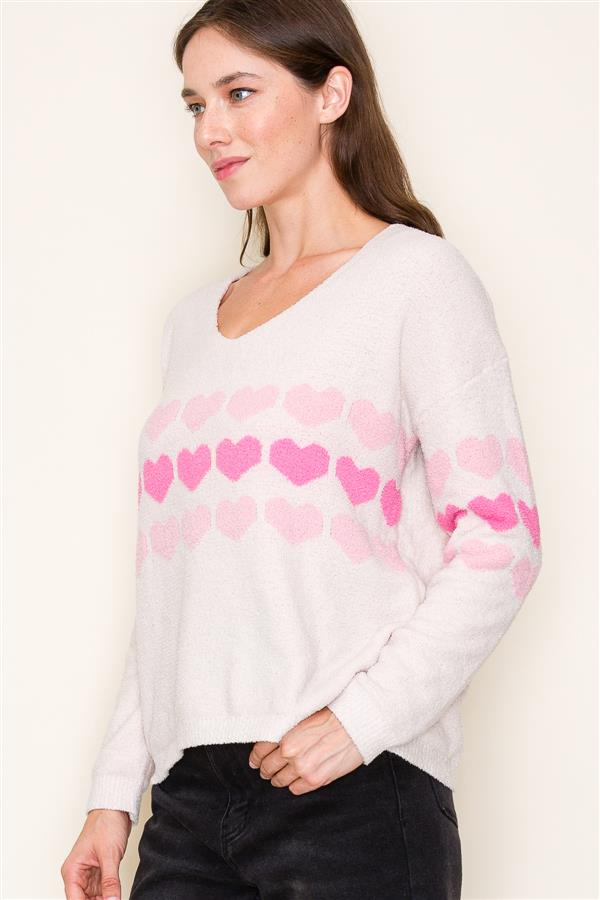 Heart Line Sweater