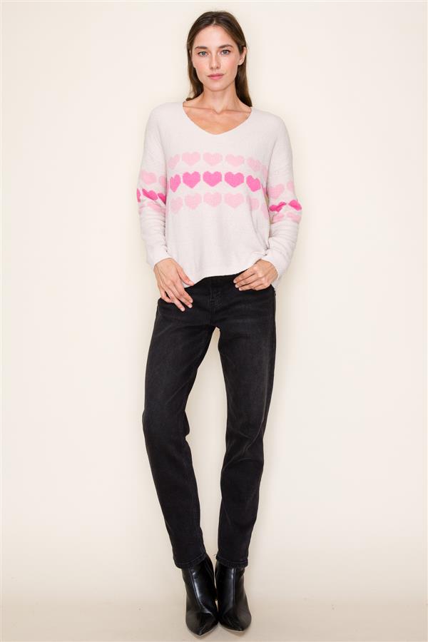 Heart Line Sweater