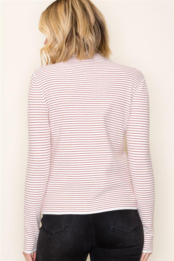 Copper Striped Sweater