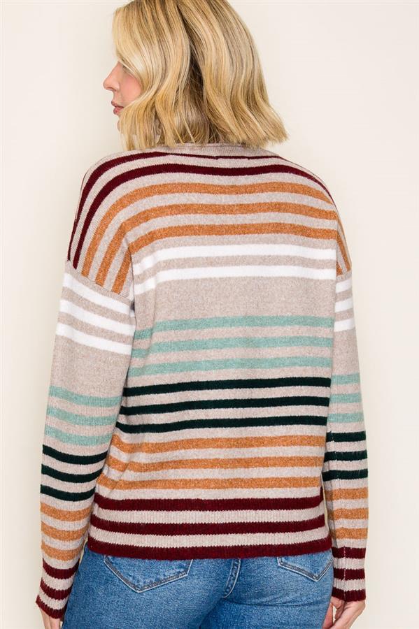 Neutral Stripe Sweater