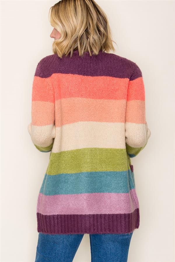 Plum Orange Cardigan