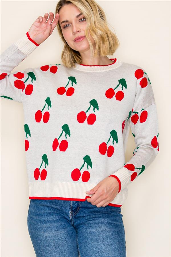 Cherry Sweater
