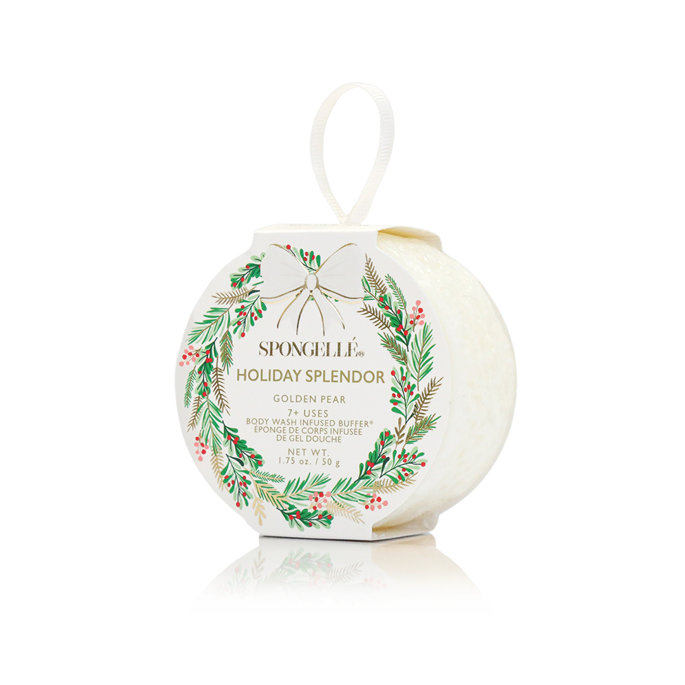 Spongelle Holiday Wreath Body Buffers