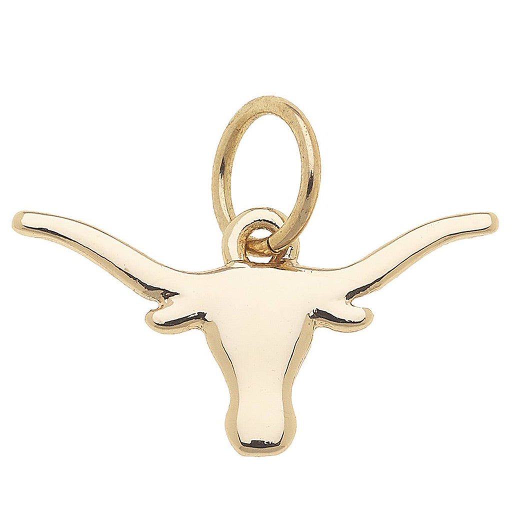 Texas Longhorns Shiny Gold Logo Charm