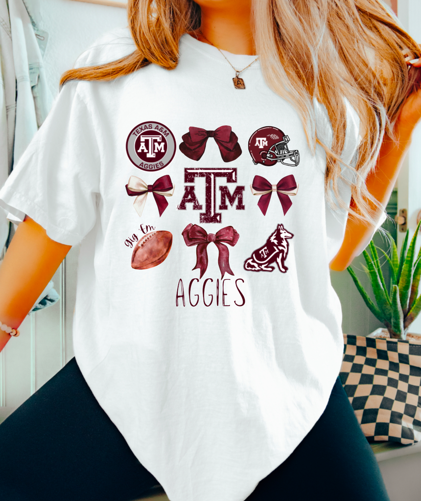 Texas A&M Aggies Coquette T-Shirt