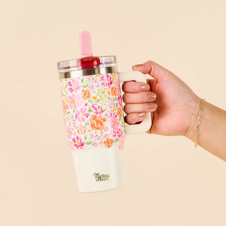 Tumbler, Secret Garden Pink, 2 Sizes