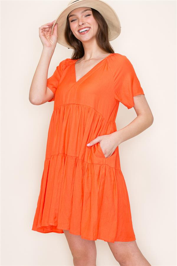 Orange Fresh Dress