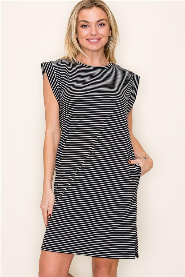 Knit Stripe Dresss