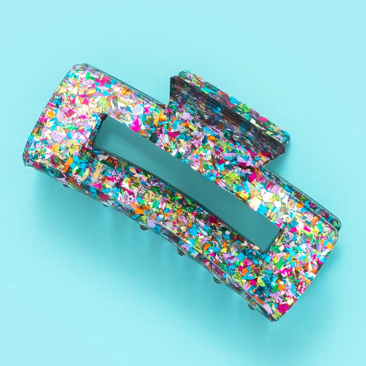 Confetti Claw Clips, 3 Colors