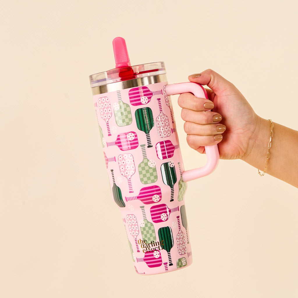 40 oz Tumbler, Pickleball Party