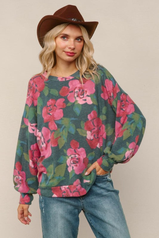Hunter Floral Long Sleeve Top