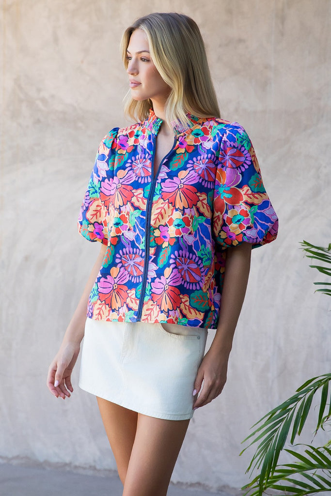 Roatan Floral Top