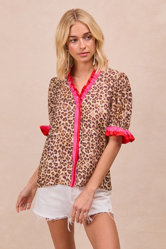 Leopard Hottie Top