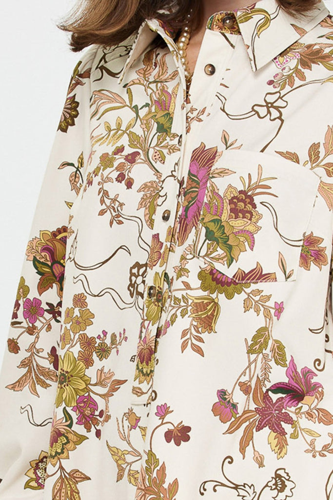 Botanical Corduroy Dress