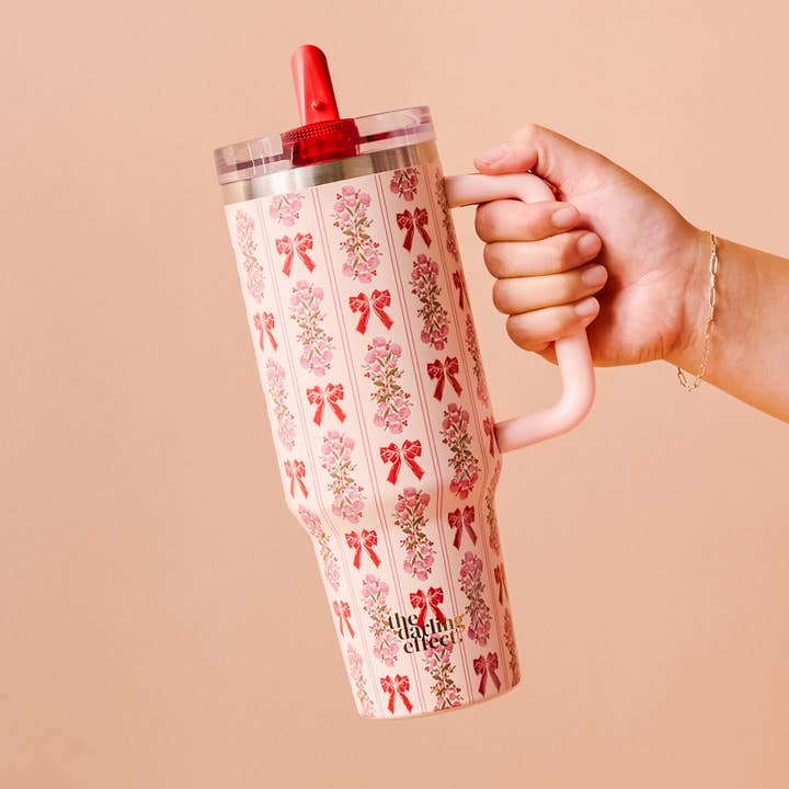 Oh So Merry Flip Straw Tumbler, 2 Sizes