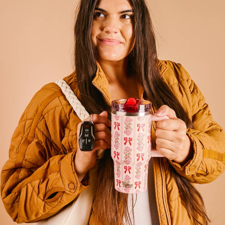 Oh So Merry Flip Straw Tumbler, 2 Sizes