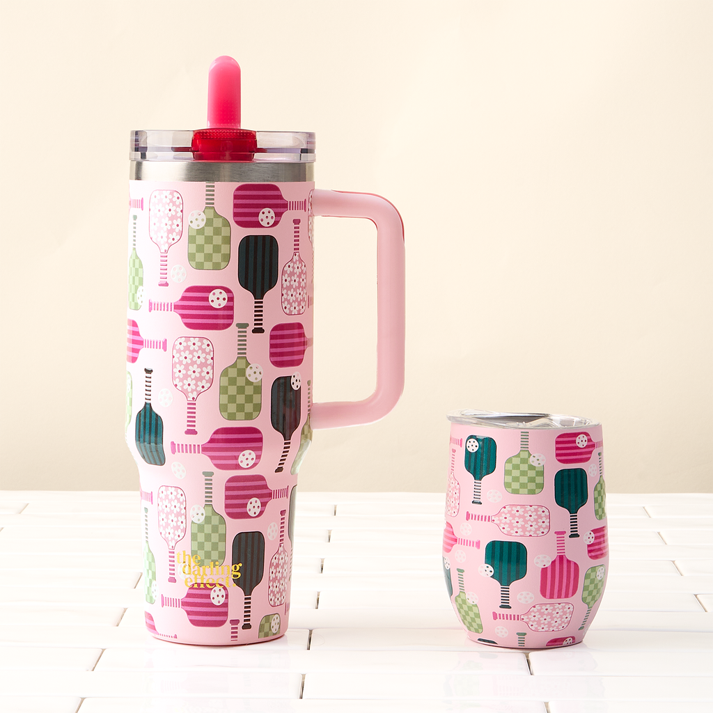 40 oz Tumbler, Pickleball Party