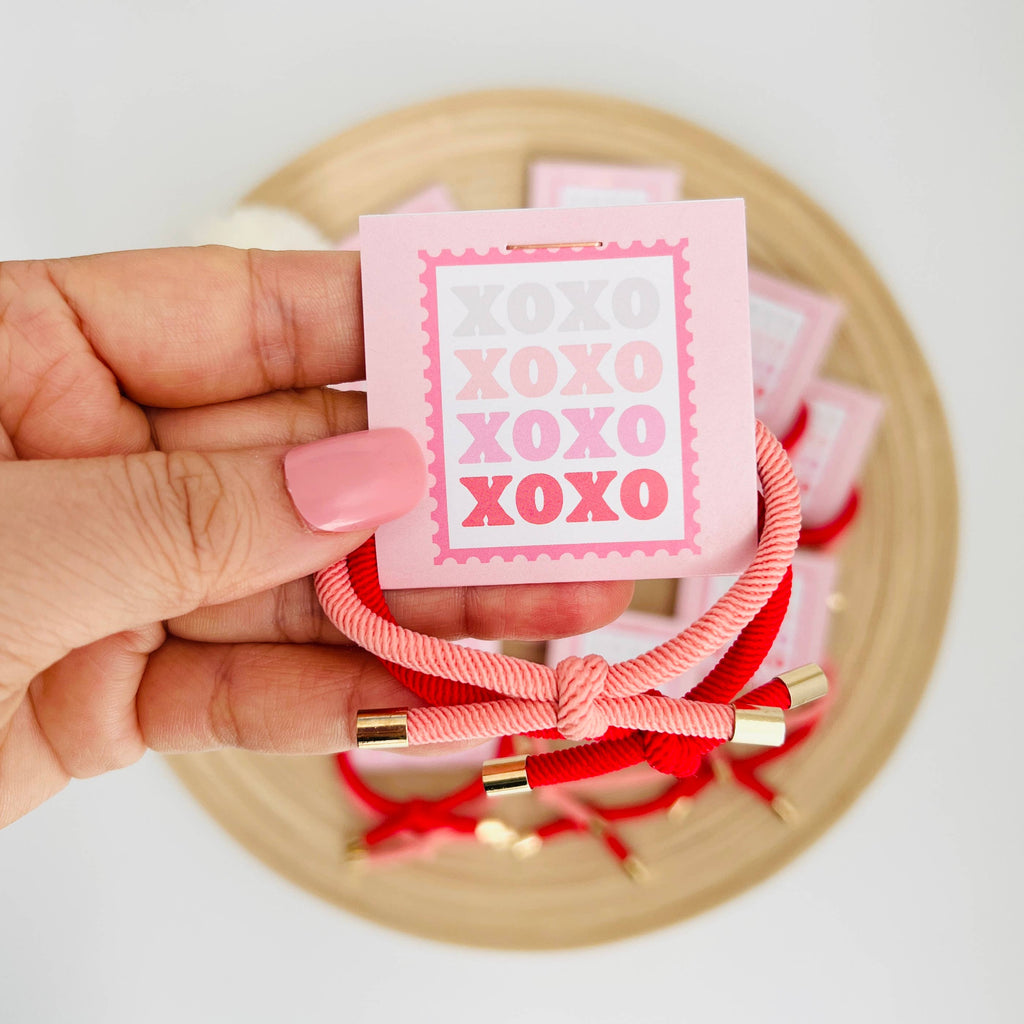 "XOXO" Double Hair Tie