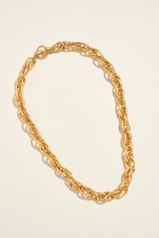Twisted Knot Gold Chain