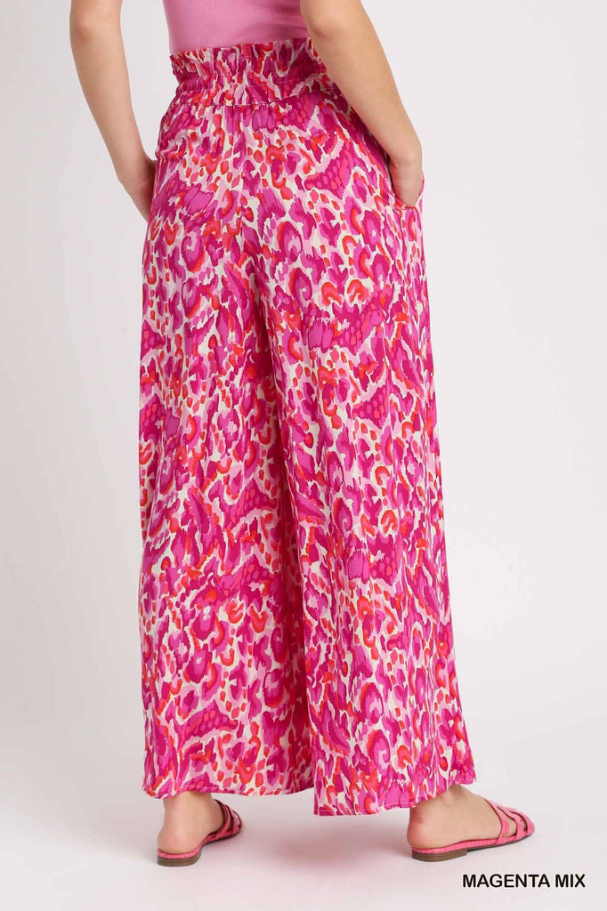 Summer Seaweed Wide Leg Pants