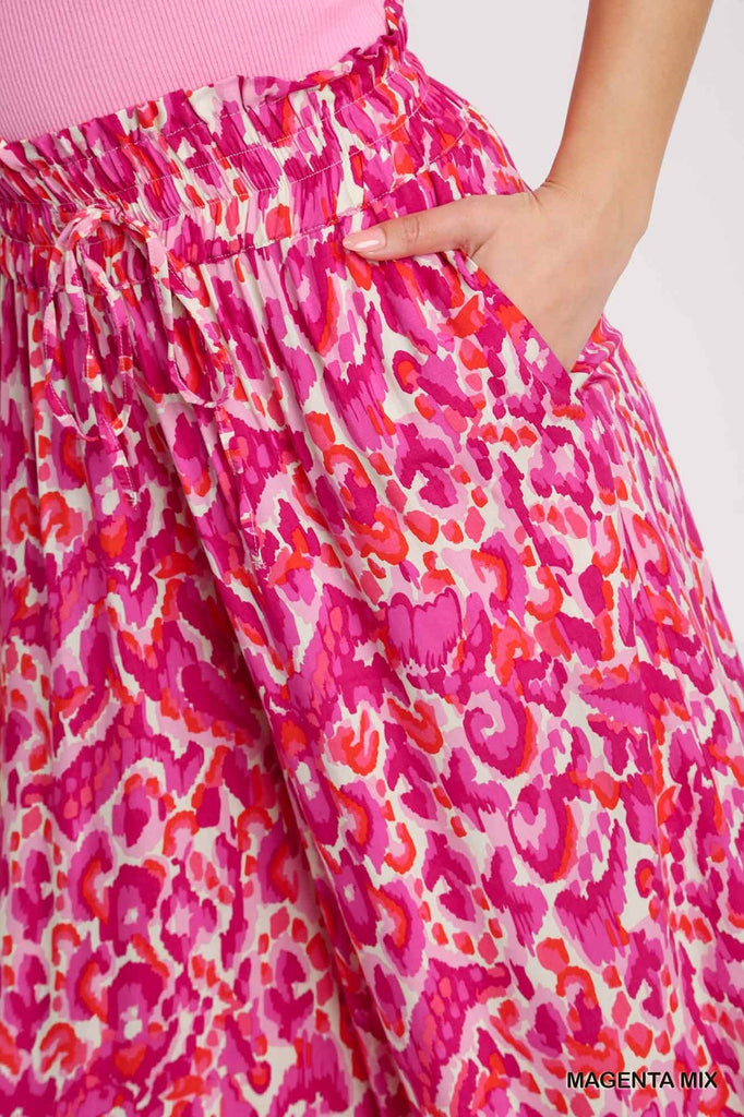 Summer Seaweed Wide Leg Pants