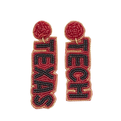 Collegiate Beaded Earrings