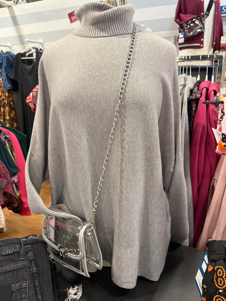 Grey Dolman Sweater