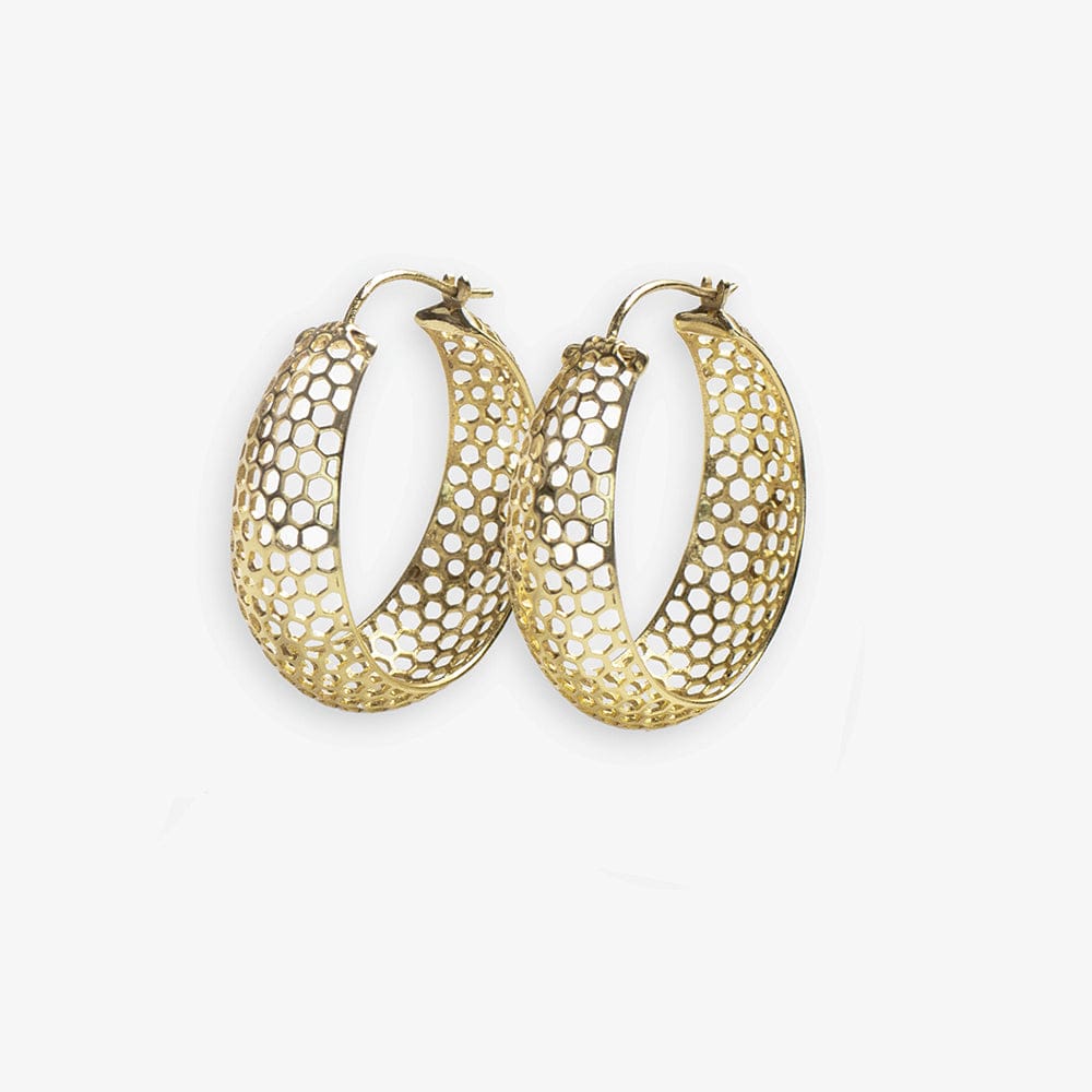 Gretchen Honeycomb Earrings