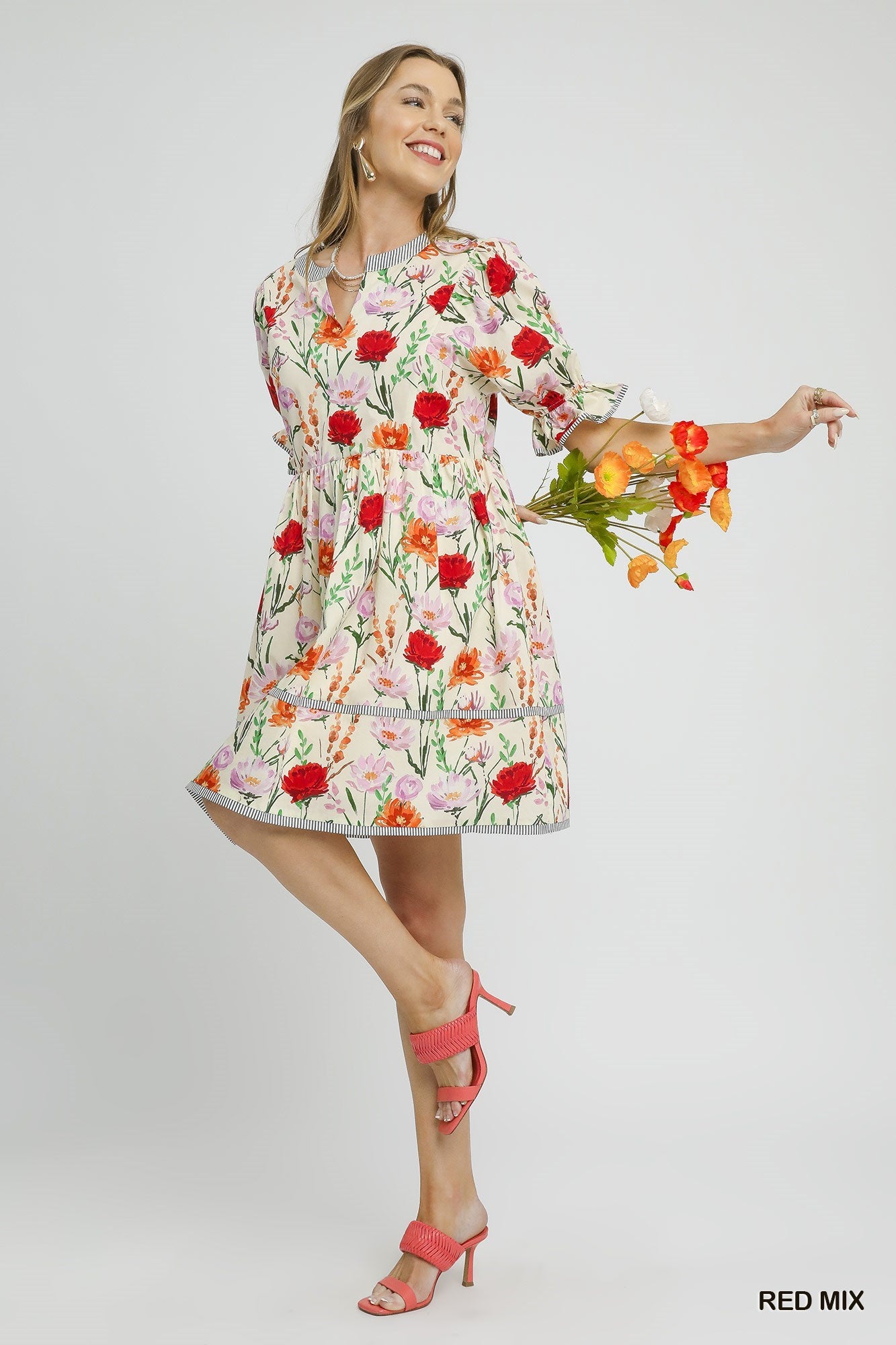 Red Poppy Dress – Striped Box Boutique Red Poppy Dress – Striped Box Boutique