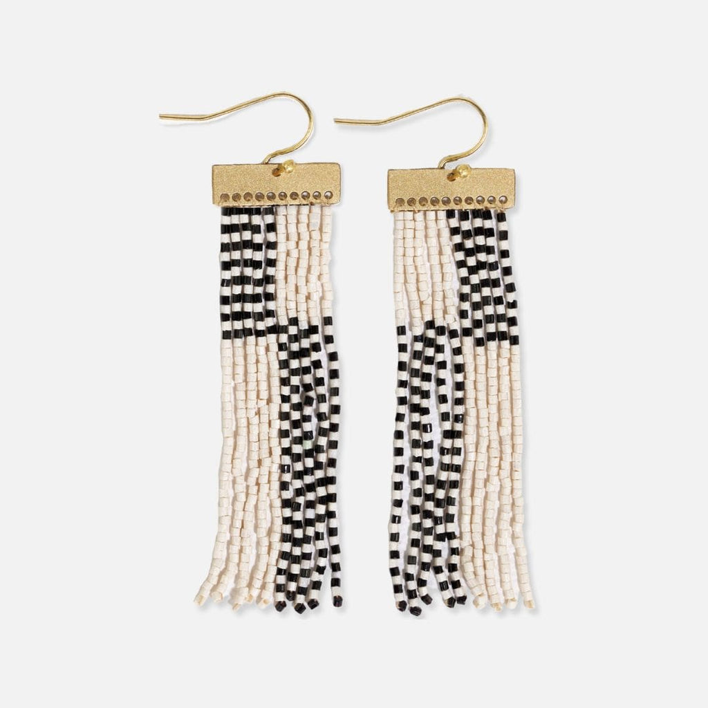 Lana Beaded Fringe Earrings