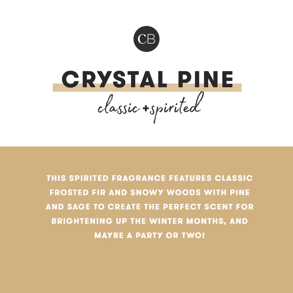 Crystal Pine Candle Pattern Play Jar