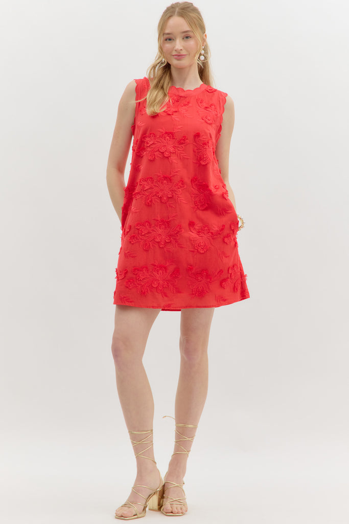 Red Robin Shift Dress