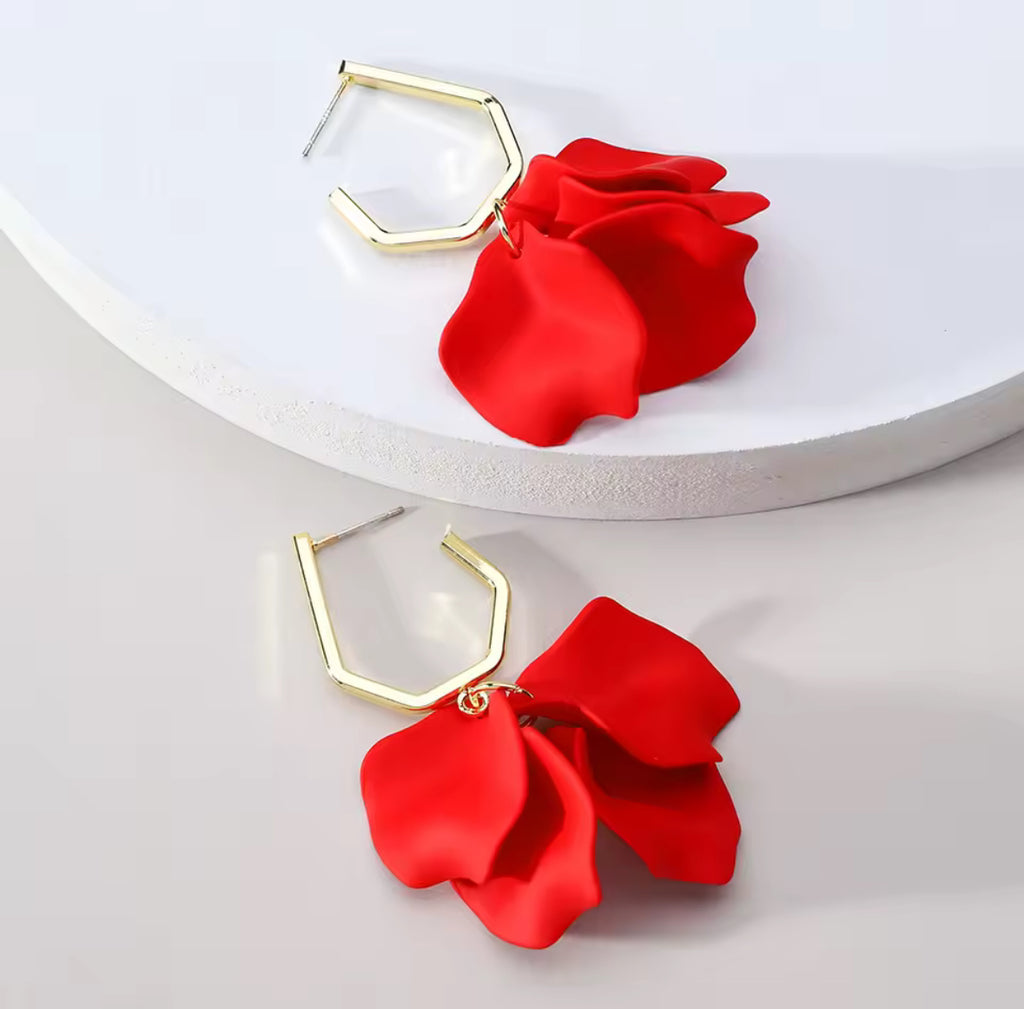 Petal Drop Earrings, More Colors