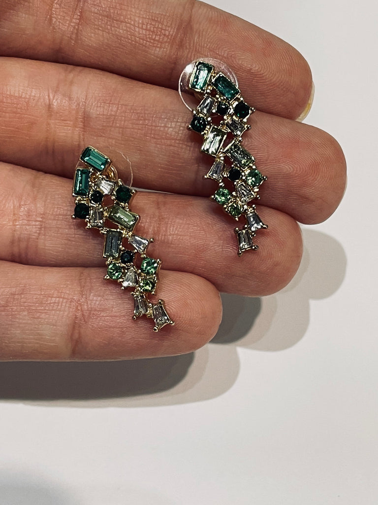 Green Stones Earrings