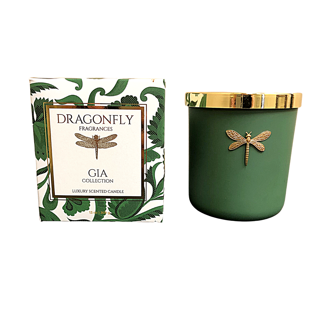 Dragonfly Holiday Candles