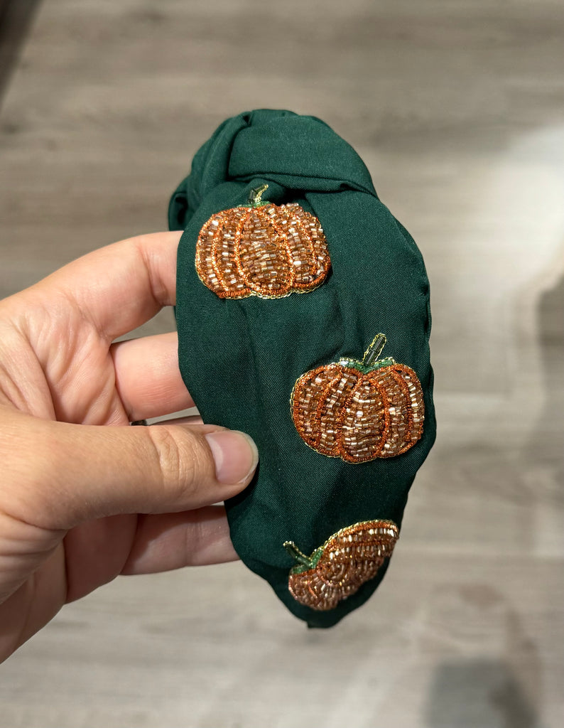 Hunter Pumpkins Headband