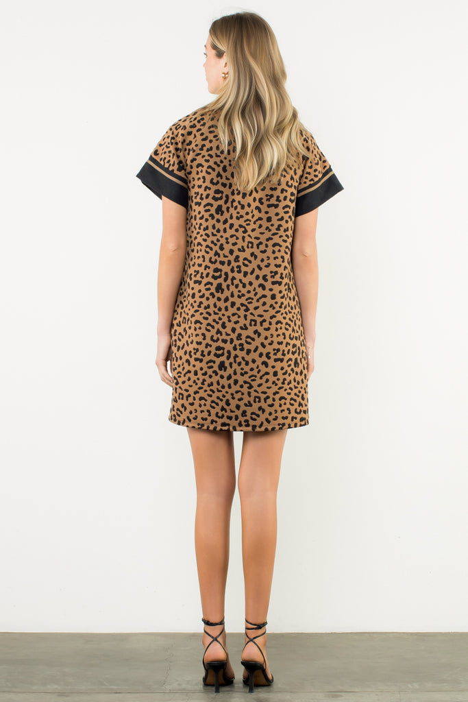 Cheetah Knit Dress