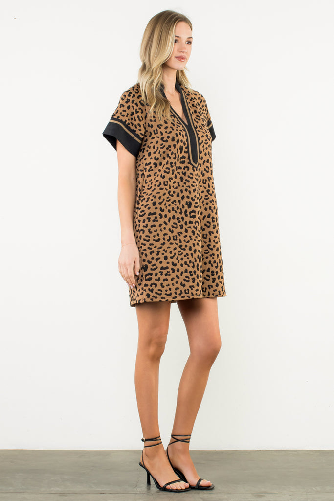 Cheetah Knit Dress