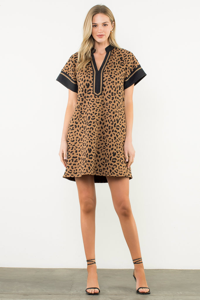 Cheetah Knit Dress