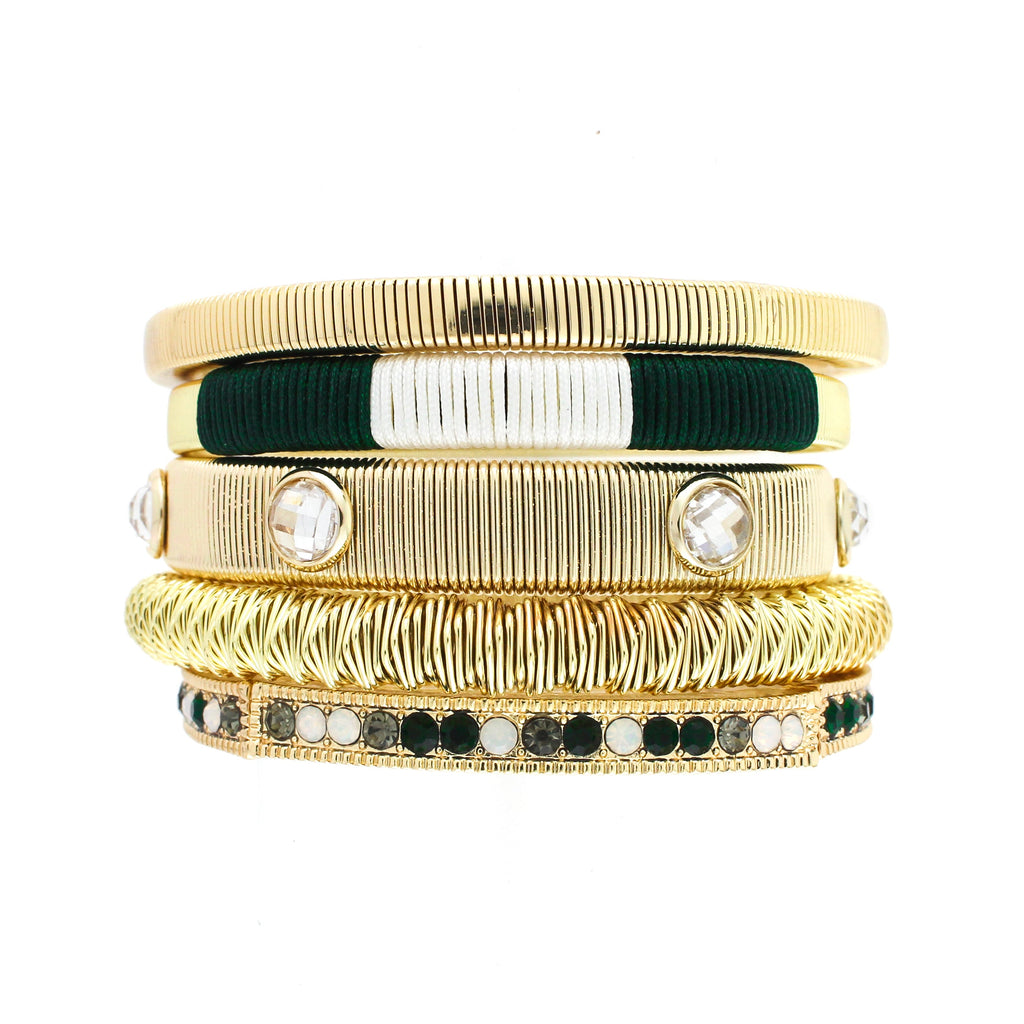 Erimish Green Bangle Set
